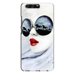 Чохол з картинкою Модні Дівчата Huawei P10 Plus, VKY (Любителька коней)