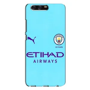 Силиконовые Чехлы принт Футбол на Huawei P10 Plus, VKY (Man City)