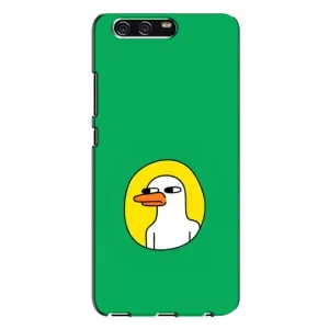 Бампер с принтом Мемы для Huawei P10 Plus, VKY (Мем Утка)