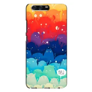 Силиконовый чехол с котиком для Huawei P10 Plus, VKY (Mew)