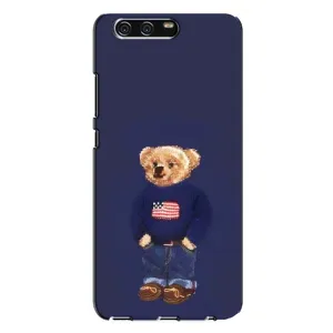 Чехлы Мишка Тедди для Хуавей П10 Плюс (Мишка USA)
