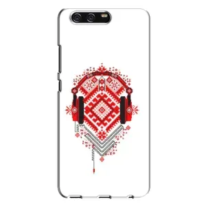 Силиконовый Чехол на Huawei P10 Plus, VKY с картинкой Вышиванки (Модная вышиванка)