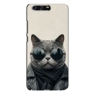 Чехол на тематику: Коты для Huawei P10 Plus (VKY) (Модный кот)