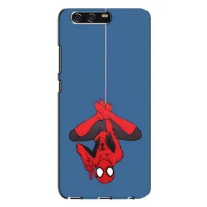 Чехол Супергерой Человека Паука на Huawei P10 Plus, VKY (На паутине)