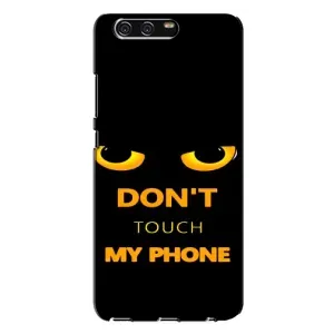 Чехол с Прикольным принтом на Huawei P10 Plus, VKY (Не трогай мой телефон)