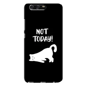 Бампер с изображением Котиков для Хуавей П10 Плюс (Not Today)
