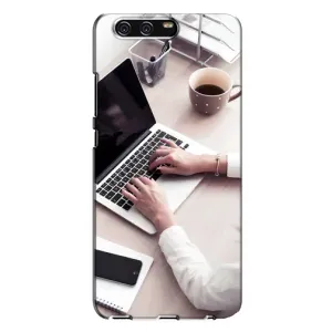 Силиконовый бампер (Работники) на Huawei P10 Plus, VKY (Офисный работник)