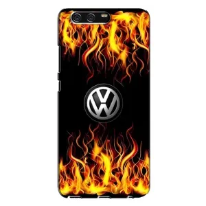 Чехол "Фольксваген" для Huawei P10 Plus, VKY (Огненный Лого)