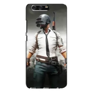 Силиконовый чехол с картинкой "Герой Pubg" на Huawei P10 Plus, VKY (Пабг)