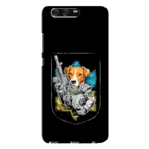 Чехол с принтом для Huawei P10 Plus, VKY (Патрон Воин)
