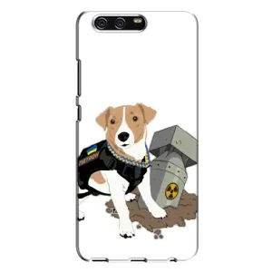 Чехол с принтом Собаки Патрон для Huawei P10 Plus, VKY (Пёс Патрон с ракетой)
