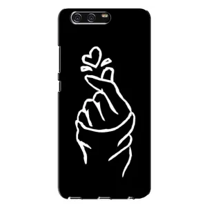 Чохол (Знак сердечка) для Huawei P10 Plus, VKY (Сердечко на чорному)