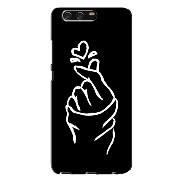 Чехол с рисунком «Сердце на черном» для Huawei P10 Plus (VKY) Чехол с рисунком «Сердце на черном» для Huawei P10 Plus (VKY)