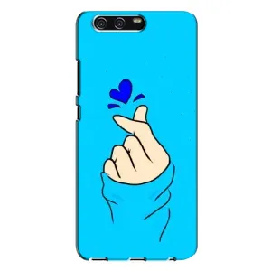 Чохол (Знак сердечка) для Huawei P10 Plus, VKY (Сердечко на синоьому)