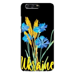 Чехол на Huawei P10 Plus, VKY Украинский дизайн (Ukraine в цветочках)