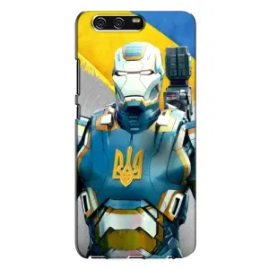 Силиконовый Чехол на Huawei P10 Plus, VKY (Я-Украина) (Украинский робокоп)