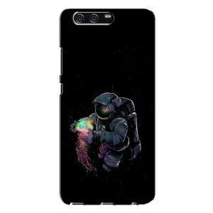 Силіконовый Чохол з принтом "Космонавти" на Huawei P10 Plus, VKY (В руках земля)