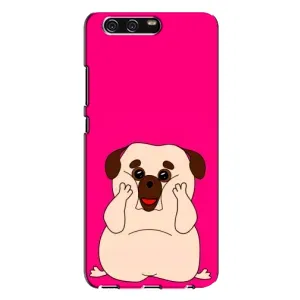 Чехол (ТПУ) Милые собачки для Huawei P10 Plus, VKY (Веселый Мопсик)