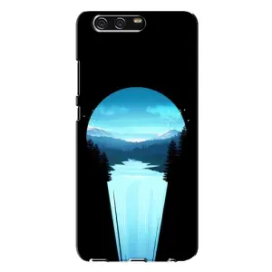 Літній Чохол на Huawei P10 Plus, VKY (Синій Водоспад)