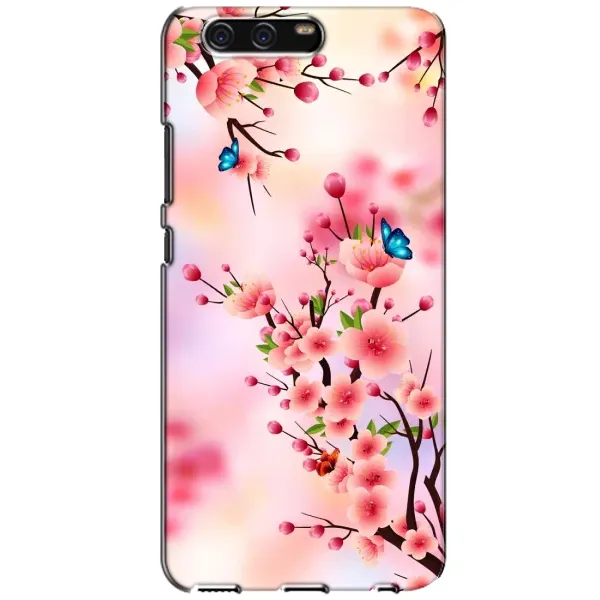 Чехол с рисунком «Бабочки на сакуре» для Huawei P10 (VTR) Чехол с рисунком «Бабочки на сакуре» для Huawei P10 (VTR)