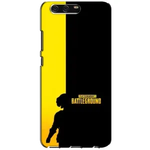 Чехол (TPU) с картинкой "Лого Пабг" на Хуавей П10 (Battlegrounds)