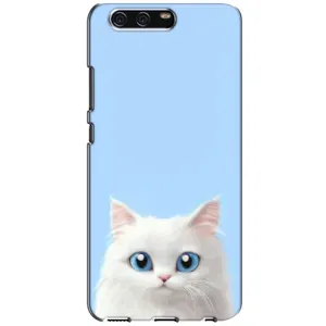 Чехол на тематику: Коты для Huawei P10 (VTR) (Белый кот)