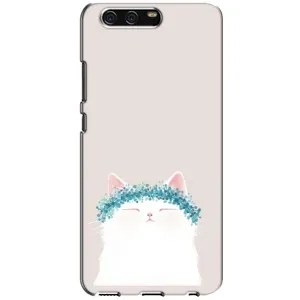 Чехол на тематику: Коты для Huawei P10 (VTR) (Белый котик)