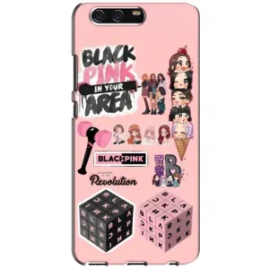 Чехлы с картинкой для Huawei P10, VTR (BLACK PINK коллаж)