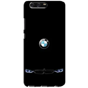Силиконовый бампер с картинкой машины на Huawei P10, VTR (Черный BMW)