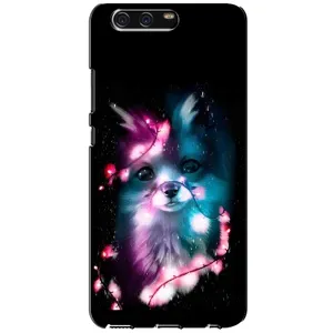 Чехол с Лисичкой для Huawei P10, VTR (Черная Лиса)