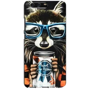 Силиконовый Чехол с Енотами на Huawei P10, VTR (Енот в очках)