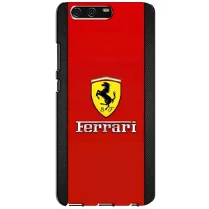 Силиконовый бампер с картинкой машины на Huawei P10, VTR (Ferrari Logo)