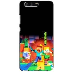 Чехлы для Huawei P10, VTR (Персонажи Майн Крафт) (Герой Майнкрафт)