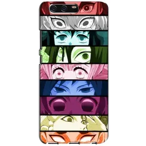 Силиконовые чехлы с глазами Anime для Хуавей П10 (Глаза Хашира)