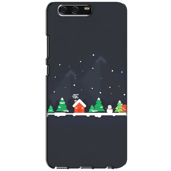 Чехол с рисунком «Город зимний» для Huawei P10 (VTR) Чехол с рисунком «Город зимний» для Huawei P10 (VTR)