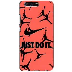 Силиконовый Чехол Nike Air Jordan на Хуавей П10 (Just Do It)