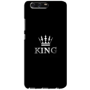 Чехол (Корона на чёрном фоне) для Хуавей П10 (KING)