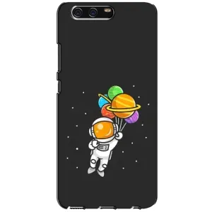 Силиконовый Чехол с принтом "Космонавты" на Huawei P10, VTR (Космонавт с шариками)