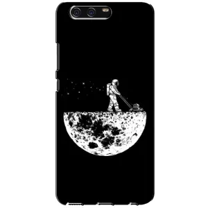 Силиконовый Чехол с принтом "Космонавты" на Huawei P10, VTR (Космонавт)