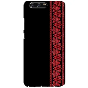 Силиконовый Чехол на Huawei P10, VTR (Красная Вышиванка)