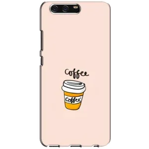 Чехол с изображением вкусной еды для Huawei P10, VTR (Кружка кофе)