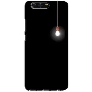 Чохол з картинками на чорному фоні для Huawei P10, VTR (Лампочка)