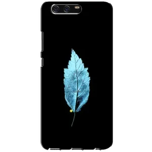 Чохол з картинками на чорному фоні для Huawei P10, VTR (Листя)
