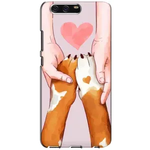 Чехол (ТПУ) Милые собачки для Huawei P10, VTR (Любовь к собакам)