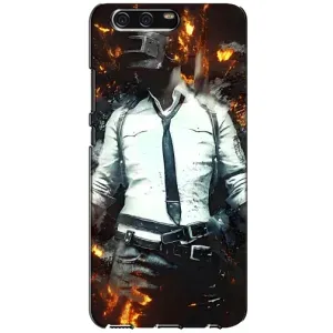 Силиконовый чехол с картинкой "Герой Pubg" на Huawei P10, VTR (Man Пубг)