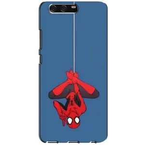 Чехол Супергерой Человека Паука на Huawei P10, VTR (На паутине)