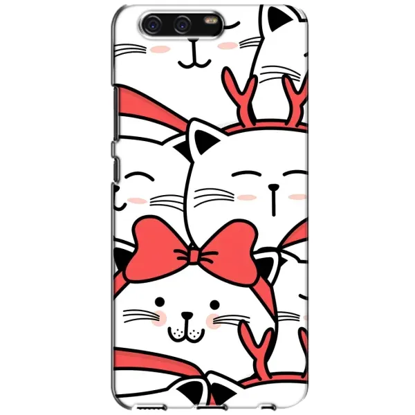Чехол с рисунком «Новогодние котики» для Huawei P10 (VTR) Чехол с рисунком «Новогодние котики» для Huawei P10 (VTR)