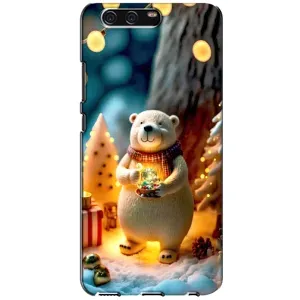 Чехлы на Новый Год Huawei P10, VTR (Новогодний ведмеженок)