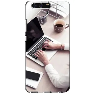 Силиконовый бампер (Работники) на Huawei P10, VTR (Офисный работник)