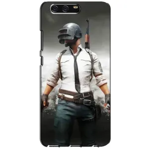 Силиконовый чехол с картинкой "Герой Pubg" на Huawei P10, VTR (Пабг)